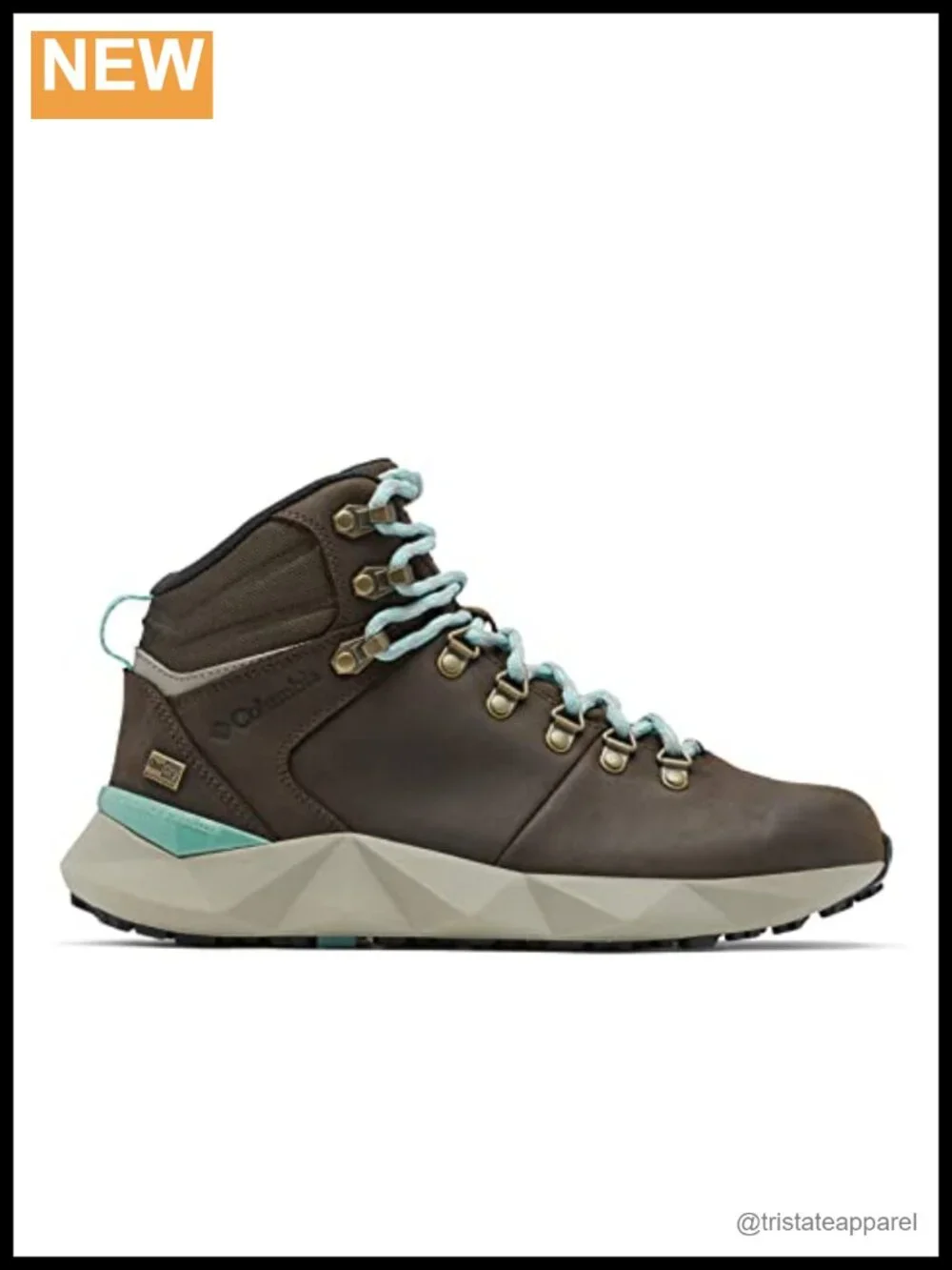 Columbia Women's Hiking Shoes Waterproof Leather Outdry Trail Sneakers